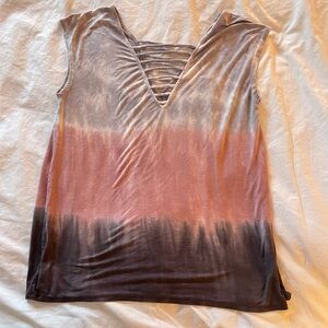 AMERICAN EAGLE Soft & Sexy V-Neck Ombré Top (Discounted Shipping🚚)